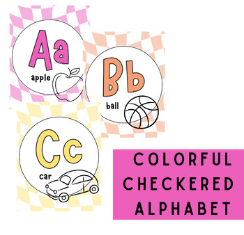Preview of Checkered Print Alphabet