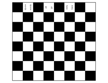 Preview of Checkerboard Template-editable