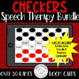 Checkers Speech Therapy Boom Card BUNDLE