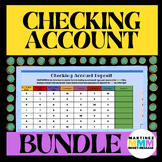 Checking Account BUNDLE: Guided Notes + Escape Rooms + Sel