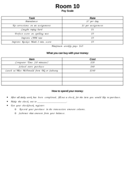 Preview of Checking Account Behavior System