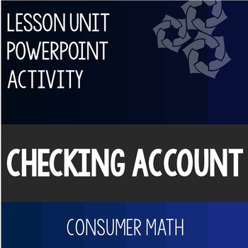 Preview of Checking Account PowerPoint Activity- High School Special Education