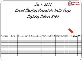 Preview of Checking Account Simulation