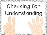 Checking for Understanding Posters