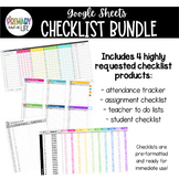 Checklist Bundle - Google Sheets Digital Checklists {editable}