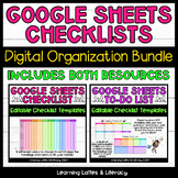 Checklist Template Google Sheets: Gradebook Assignment Tra