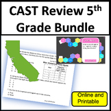 CAST Review 5th Grade Bundle Science Test Prep 5th Grade G