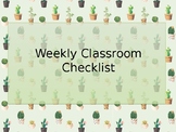 Checklist for Students