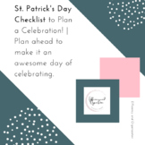Checklist to use to prepare for St. Patrick's Day celebrations