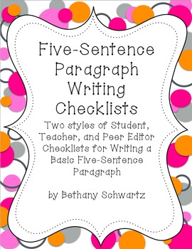 five sentence paragraph examples