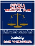 Checks & Balances Theatrical Game