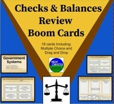 Checks and Balances Activity - Boom Cards