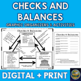 Distance Learning Checks and Balances Chart and Activities