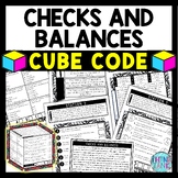 Checks and Balances Cube Stations - Reading Comprehension 