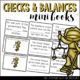 Checks and Balances Mini Books for Social Studies