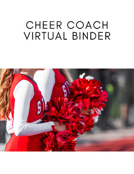 Preview of Cheer Coach Binder