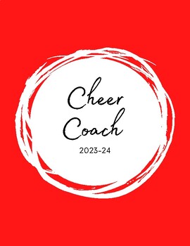 Preview of Cheer Coach Planner (red)