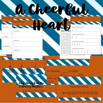 Preview of Cheerful Heart - A Music Lesson for Christian School or Church Kids Choir