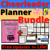 Cheerleader Planner Bundle Cheerleading Coach Records Chee