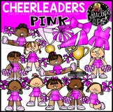 Cheerleaders Clip Art Set - PINK {Educlips Clipart}