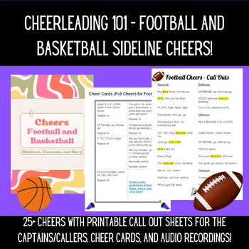 Preview of Cheerleading 101 - Football and Basketball Sideline Cheers!