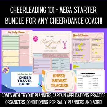 Preview of Cheerleading 101 - Mega Starter Bundle for Any Cheer/Dance Coach!