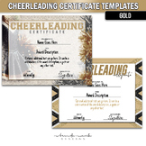 Cheerleading Certificate Template - Google Slides