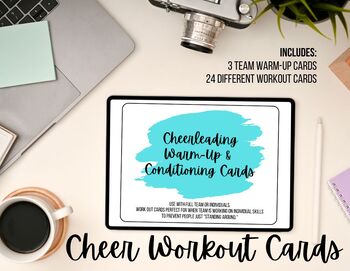 Preview of Cheerleading Conditioning Task Cards