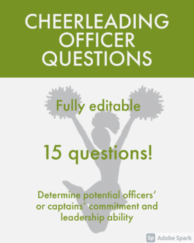 Preview of Cheerleading Officer Interview Questions