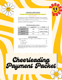 Cheerleading Payment Packet
