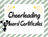 Cheerleading Squad Team Awards in Dark Green and Yellow