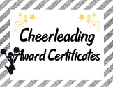 Cheerleading Squad Team Awards in Silver-Black and Yellow
