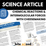 Cheesemaking: Chemical Reactions & Intermolecular Forces A