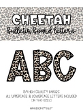 Cheetah Bulletin Board Letters (Classroom Decor)