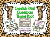 Cheetah Print Classroom Theme Pack