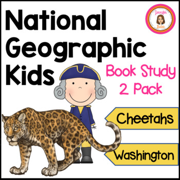 Preview of Cheetahs and George Washington Informational Book Study Packets