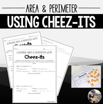 Preview of Cheez-It Area & Perimeter Activity | Measuring Area and Perimeter