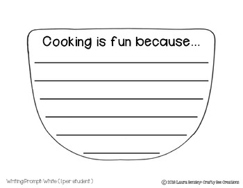 Community Helper Activity with a Chef Craft & Writing Prompt for