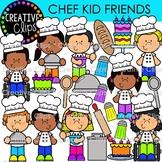 Chef Kid Friends {Cooking Clipart, Chef Clipart}
