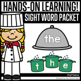 Chef Themed Sight Word Packet