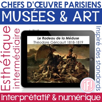 Preview of French Paris Museums Louvre d'Orsay Pompidou Masterpiece Images Artists