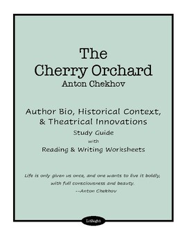 Preview of Chekhov's Cherry Orchard Author Bio, Historical Context, Theatrical Innovations