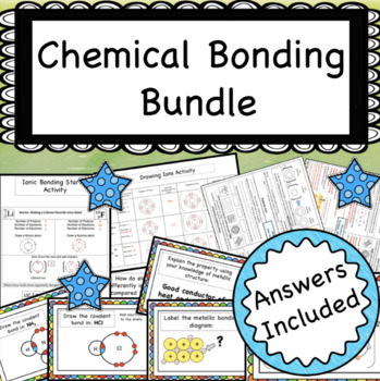 Preview of Chemical Bonding Bundle (Ionic, Covalent and Metallic)