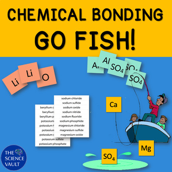 Preview of Chemical Bonding Go Fish for Ionic & Covalent Bonding