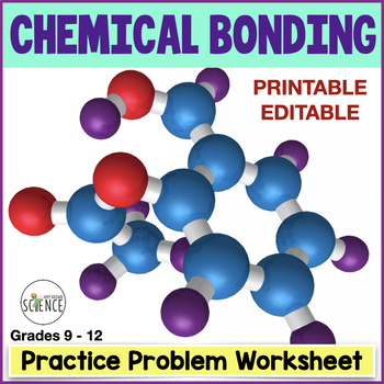 Preview of Chemical Bonds Bonding Worksheet Activity