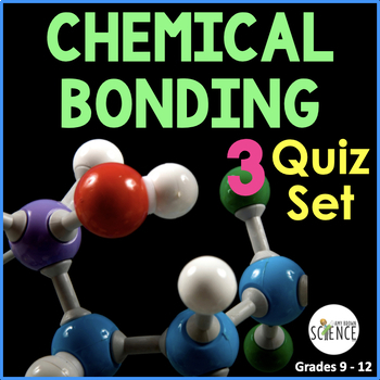 Preview of Chemical Bonding Quiz Set
