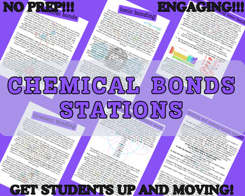 Preview of Chemical Bonding Stations Activity!