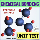 Chemical Bonding Bonds Test