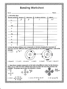 39 Chemical Bonds Worksheet Answers - combining like terms worksheet