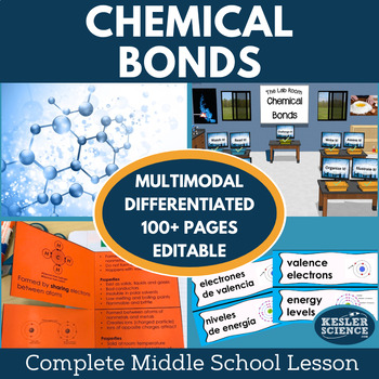 Preview of Chemical Bonds Complete 5E Lesson Plan